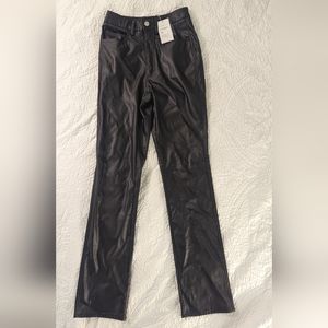 Danielle Bernstein/We Wore What | Faux Leather Pants | Size 25